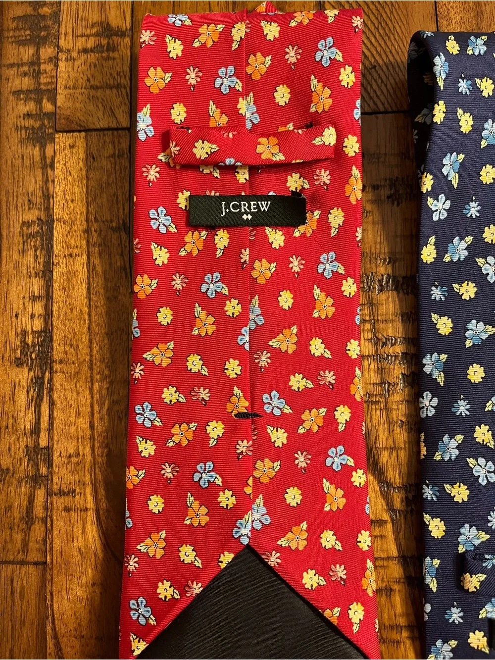 Lot of 5 J. Crew Men’s 100% Silk Ties - Classic Preppy Designer Neckwear